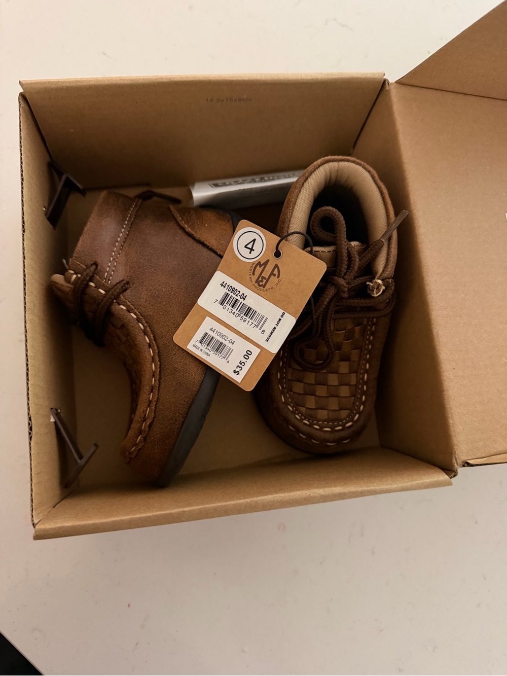 Twister Moccasin-Style Toddler Boots